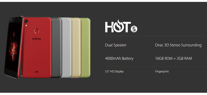 Infinix Hot 5