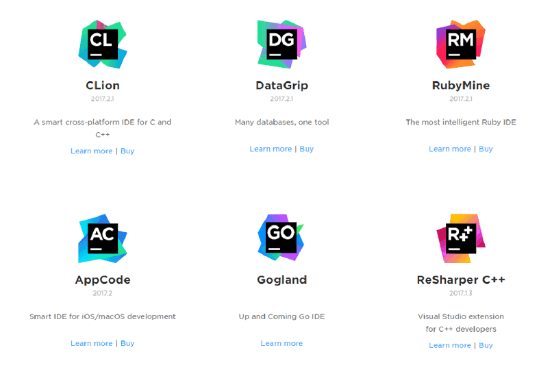 JetBrains - Best IDE collection