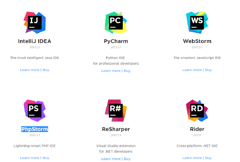 JetBrains - Best IDE collection