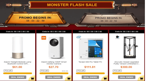 Gearbest Black Friday Monster Flash Sale