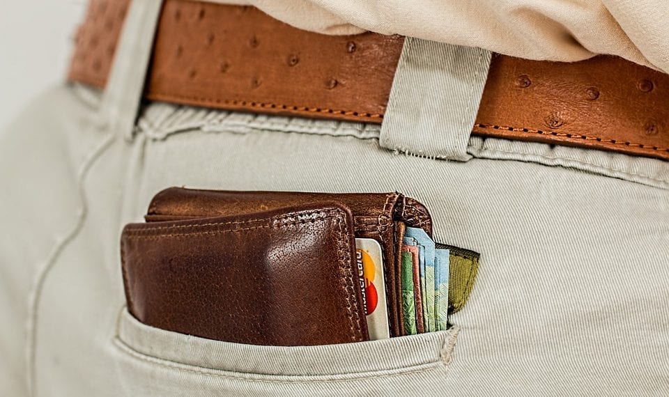 Wallet in Back Pocket
