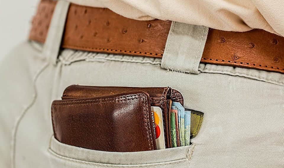 Wallet in Back Pocket