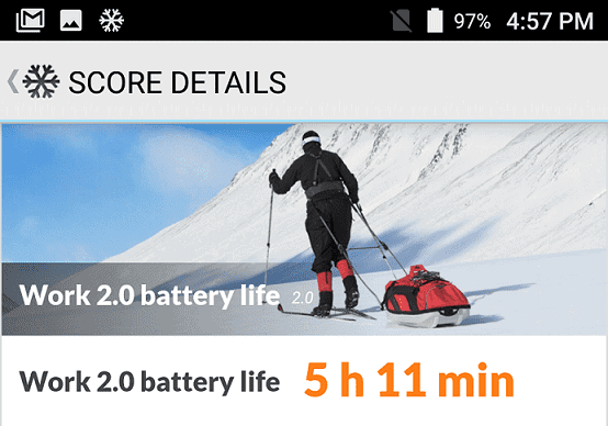 Uhans Max 2 Battery test