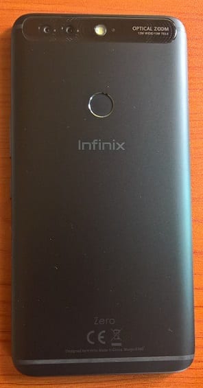 Infinix Zero 5 rear