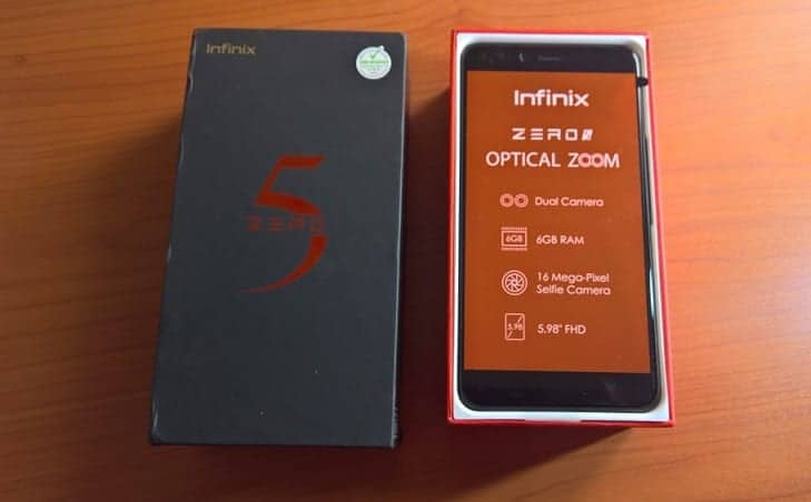 Unboxing the Infinix Zero 5