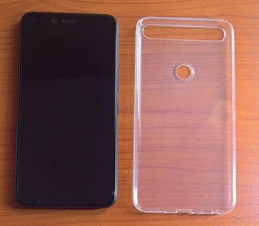 Infinix Zero 5 with the Phone Case provided in box