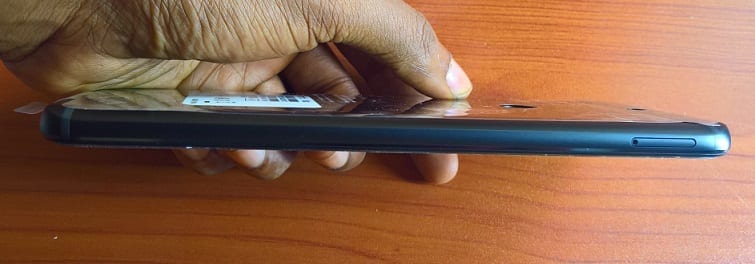 Infinix Zero 5 showing the microSD card tray