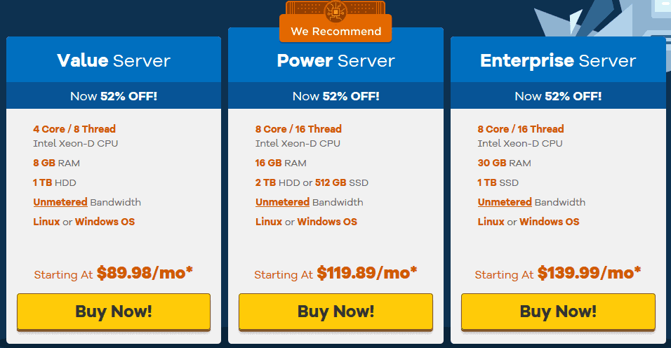 HostGator Dedicated Server Hosting