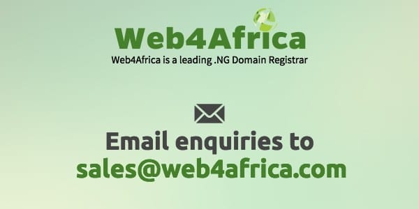 Web4Africa Contact Details