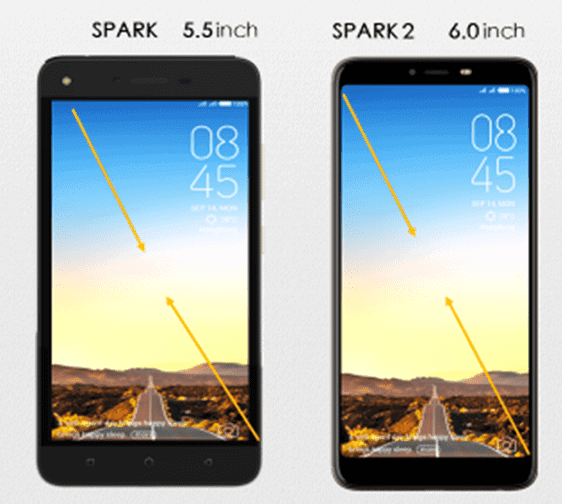 Tecno Spark 2 Screen