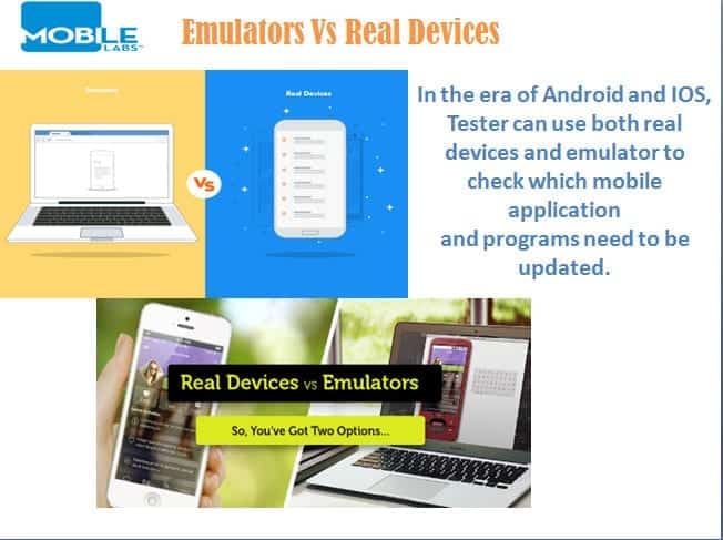 Real Devices Vs Emualtors