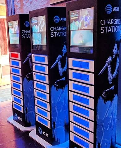 Phone charging stations locker, Event Tech Tools