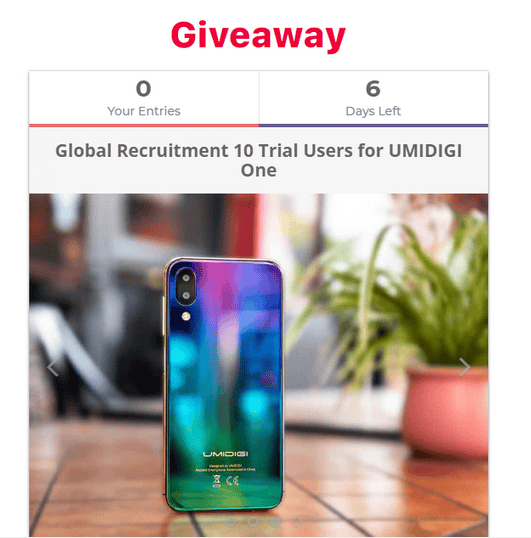 AliExpress UmiDigi Giveaway