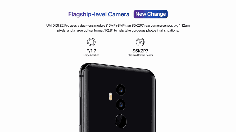 UmiDigi Z2 Pro rear Camera