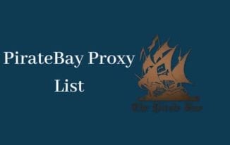 Piratebay Proxy servers