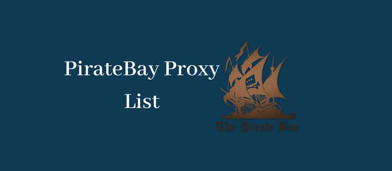 Piratebay Proxy servers