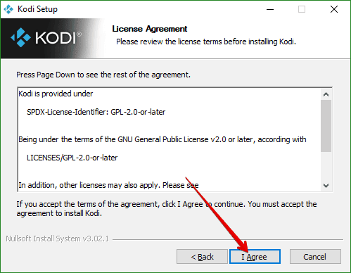 Kodi License Agreement