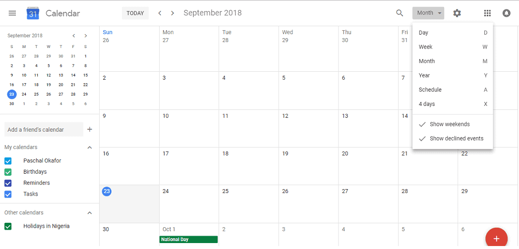 Google Calendar