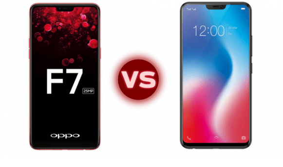 Oppo F7 vs Vivo V9