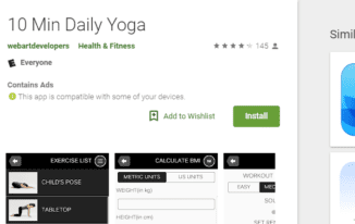 10 Minute Daily Yoga App