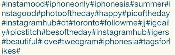 Instagram Hashtag