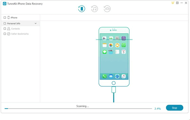 Tuneskit iPhone Data Recovery