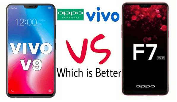 Oppo F7 vs Vivo V9