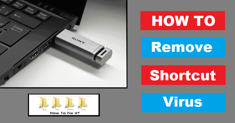 How to remove shortcut virus
