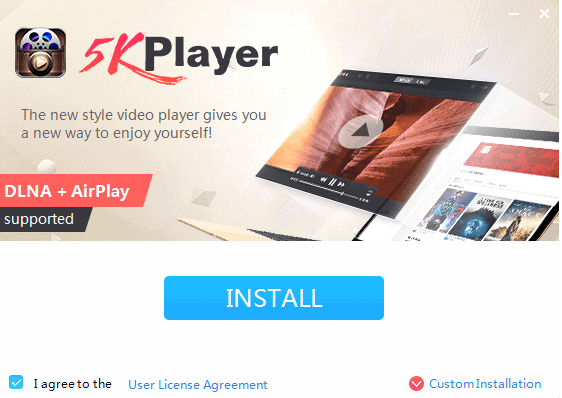 DLNA + AirPlay Supported on 5KPlayer