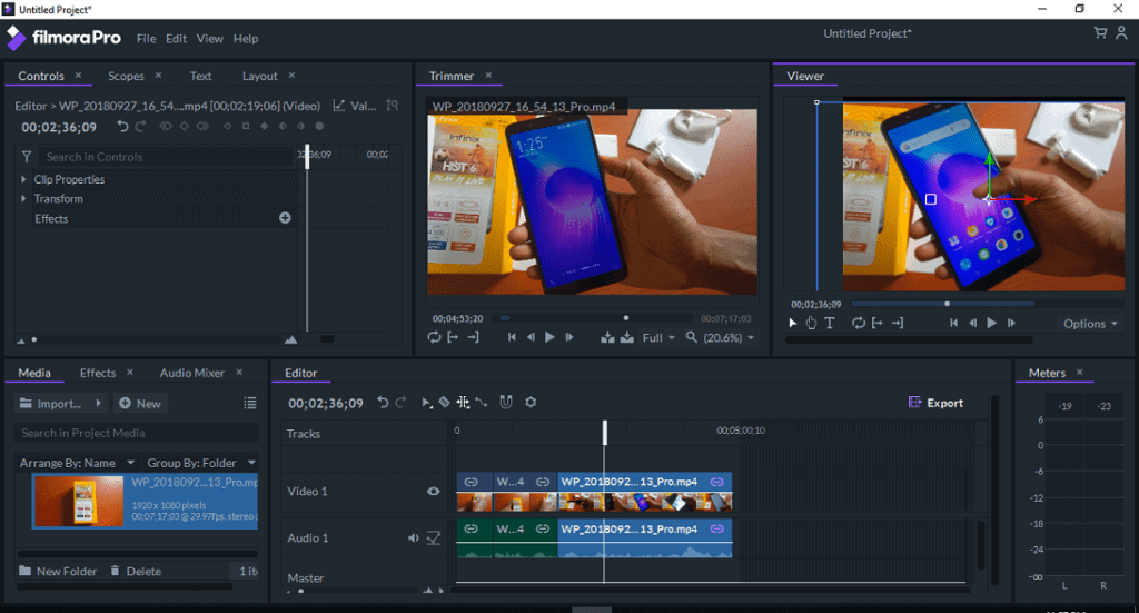 Filmora Pro Video Editor