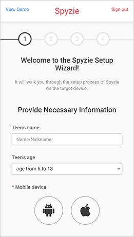Spyzie Spy App Setup of iPhone and iOS