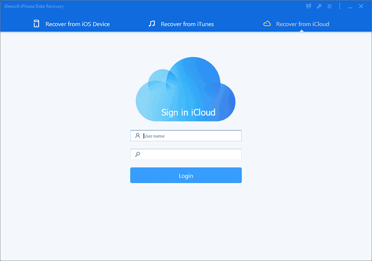 sign in icloud