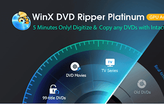 WinX DVD Ripper Pro Platinum - Easily Convert any DVD to Video with Only 5 Minutes