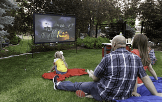 Using Projector Outdoor