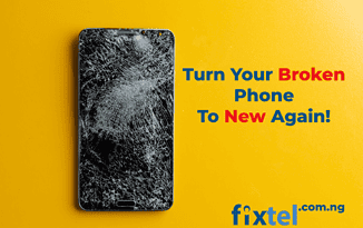 broken phone screen repair fixtel lagos
