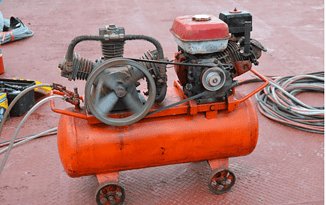 Red Air Compressor