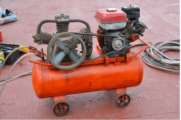 Red Air Compressor