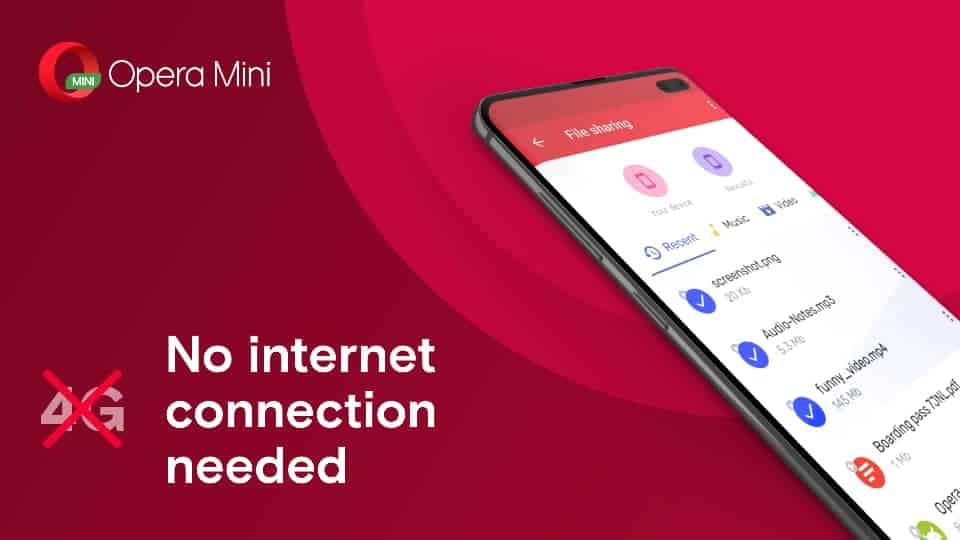 Opera Mini Introduces File Sharing