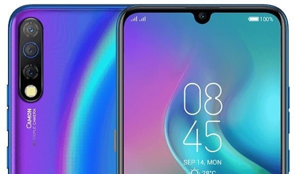 نتيجة بحث الصور عن tecno camon 12 pro