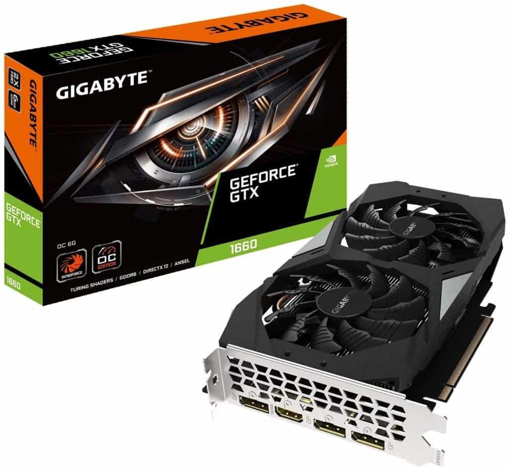 GIGABYTE Branded NVIDIA GeForce GTX 1660 OC 6G Graphics Card