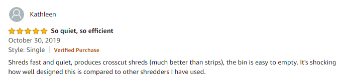 AmazonBasics 15-Sheet Office Shredder Review