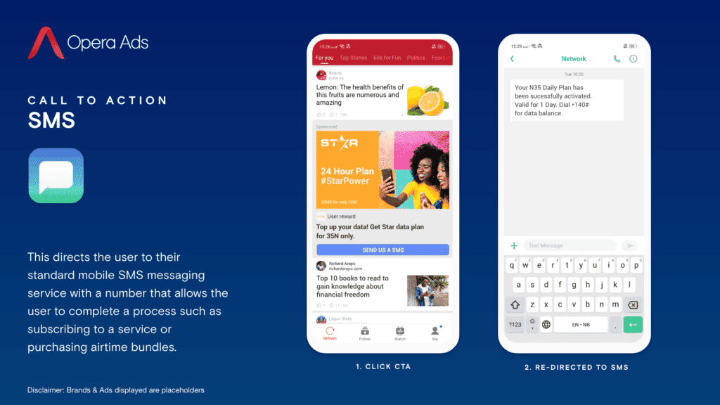 Opera Ads SMS