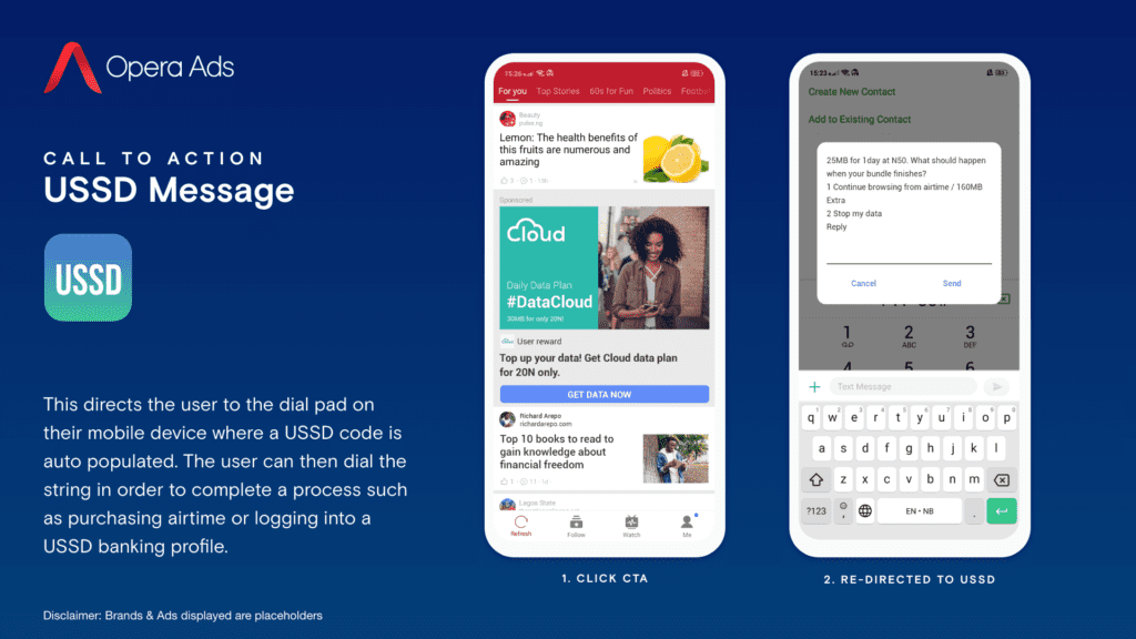 OPera Ads on USSD