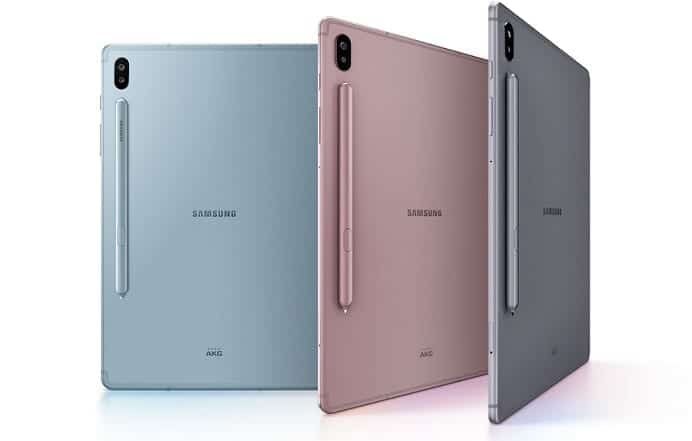 Rear View of the Galaxy Tab S6