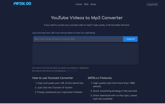 MP3X.CC YouTube Videos to MP3 Converter
