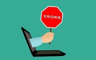 Commons Error Messages for a Laptop