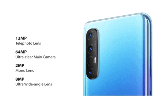 Oppo Reno 3 Quad Rear Camera