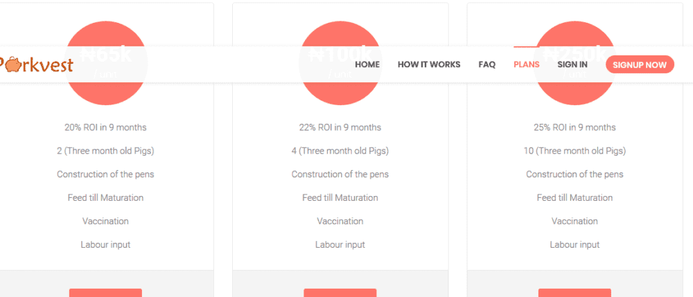 PorkVest Agricultural Investment Platform