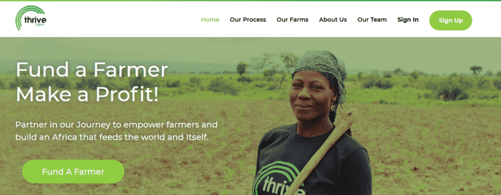 Agricultural Investment Platform - Thrive Agric