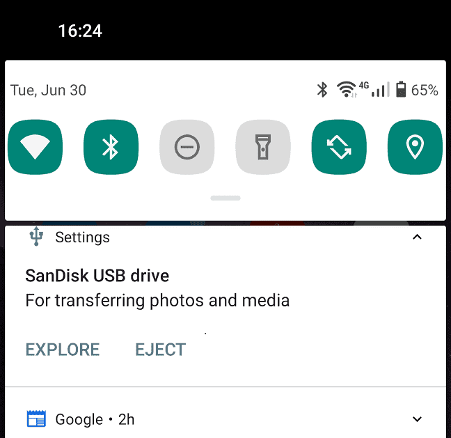 Ejecting a Flash Drive from and Android Phone